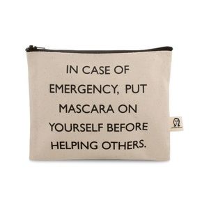 Pamela Barsky Small Zippered Canvas Bag